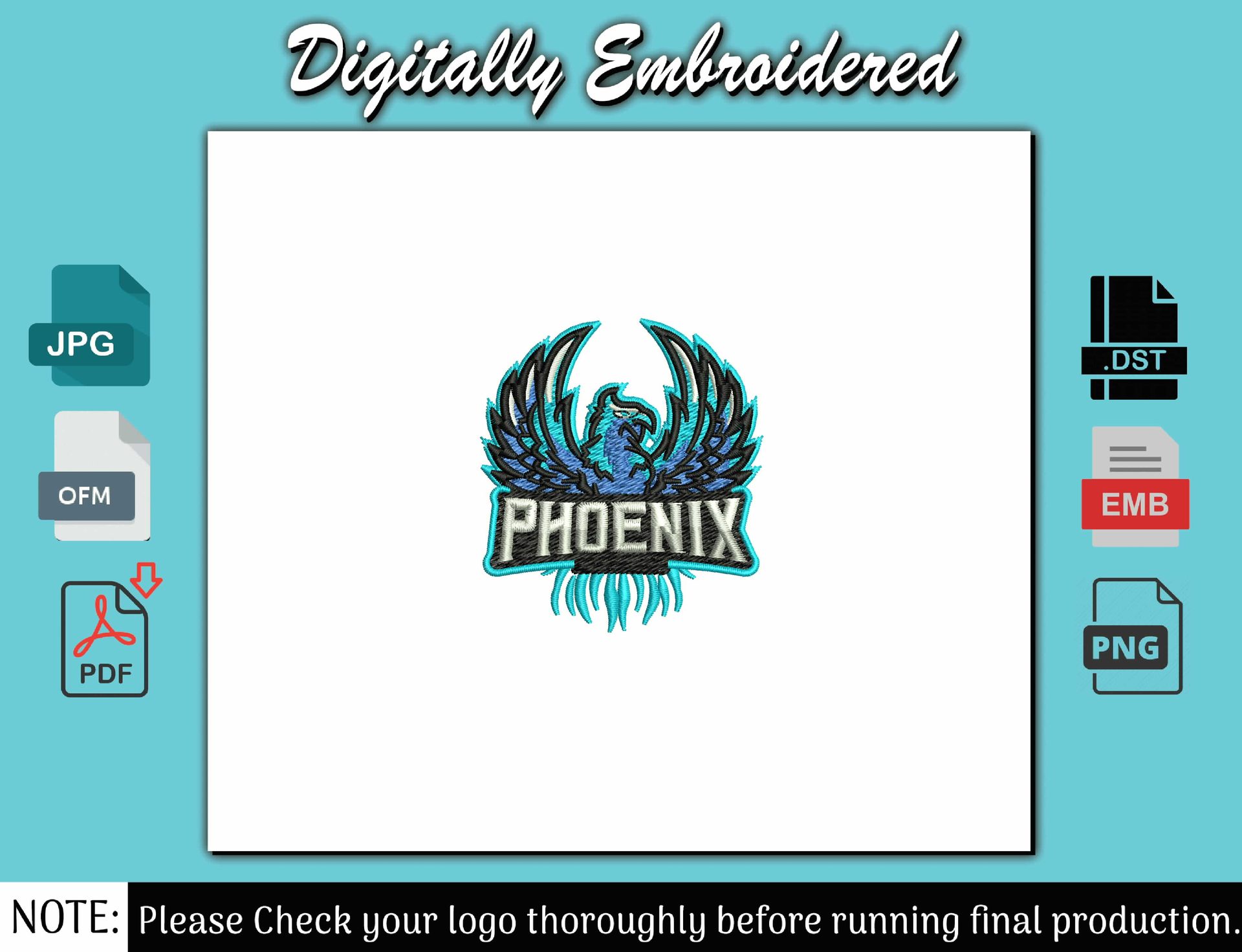 Embroidery digitizing preview